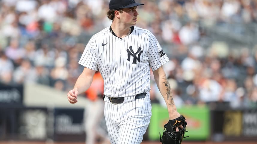 Cam Schlittler on the mound for the Yankees