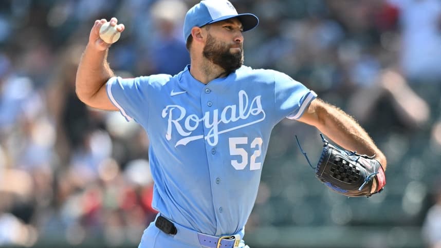 Michael Wacha throws a pitch as a possible Yankees fit
