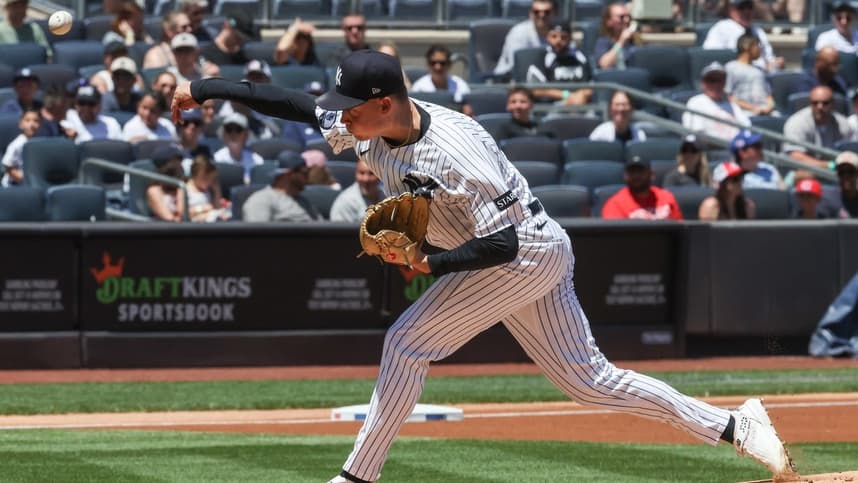 Will Warren pitching for the Yankees at Yankee Stadium