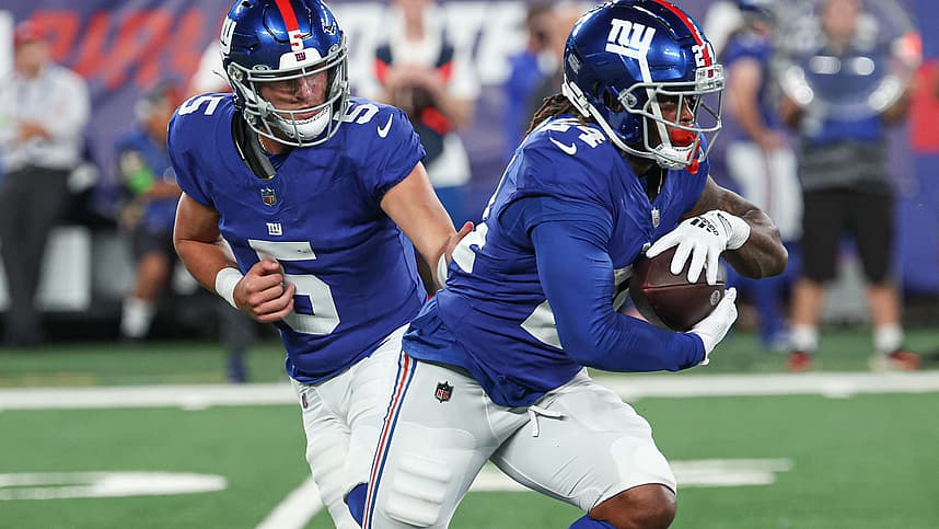 nfl: preseason-carolina panthers at new york giants, james robinson