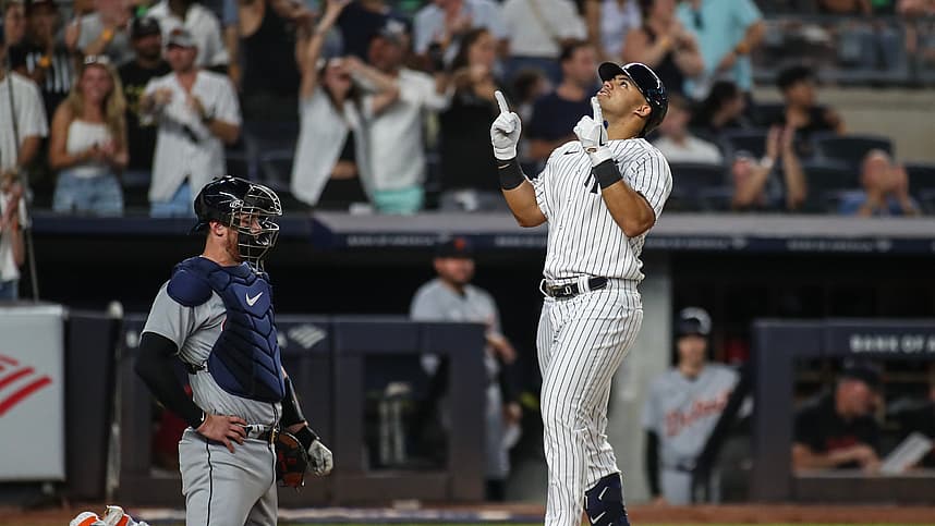 mlb: detroit tigers at new york yankees, jasson dominguez