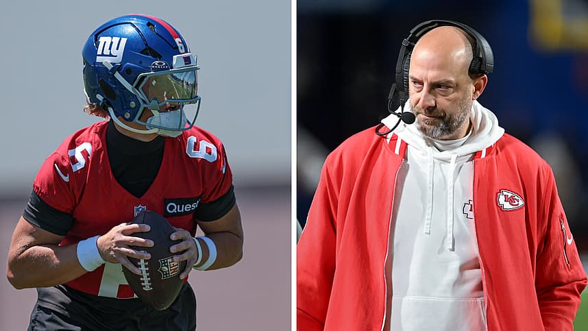 Jaxson Dart, Matt Nagy, Giants