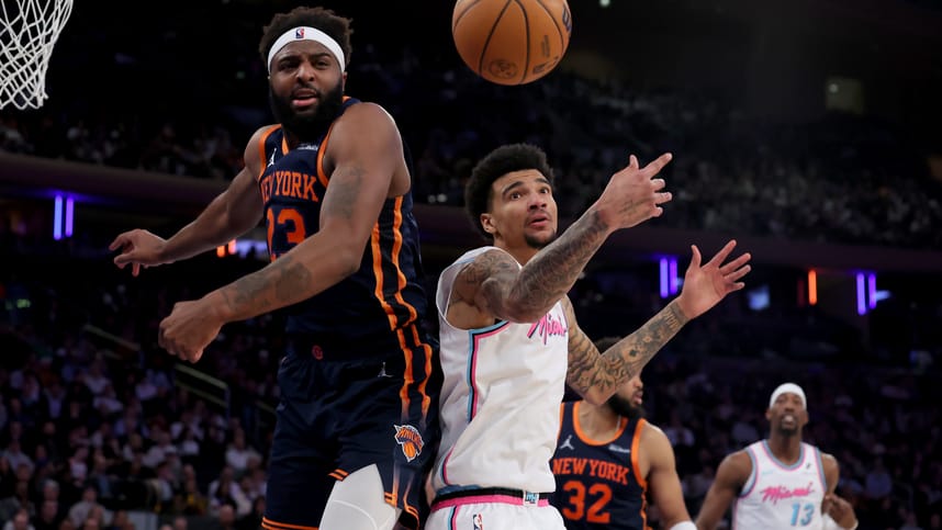 NBA: Miami Heat at New York Knicks