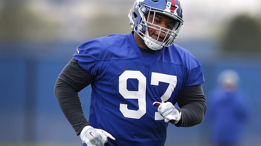 New York Giants defensive lineman, Dexter Lawrence.