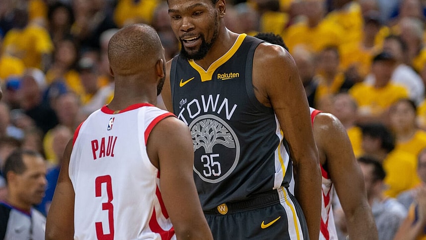 Chris Paul and Kevin Durant.