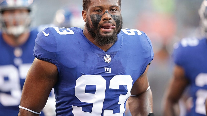 New York Giants linebacker, B.J. Goodson.