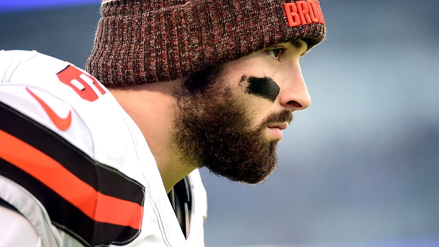 Baker Mayfield goes after New York Giants fans.