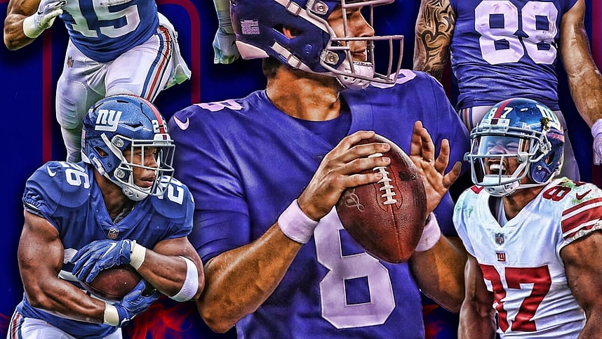 New York Giants, Daniel Jones, Sterling Shepard, Golden Tate, Saquon Barkley, Evan Engram