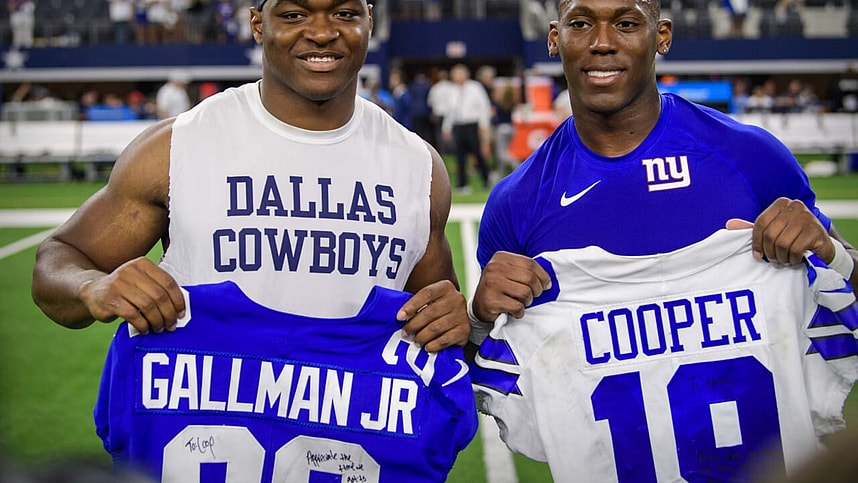 New York Giants, Dallas Cowboys, Amari Cooper, Wayne Gallman