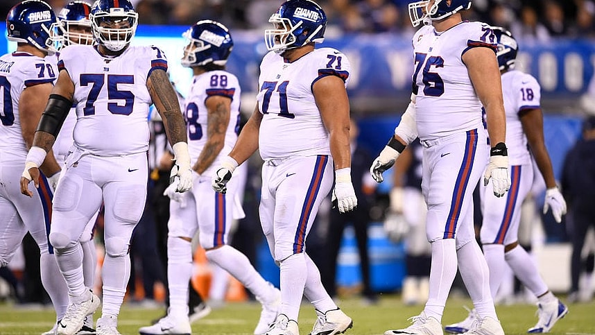 New York Giants, Nate Solder, Jon Halapio, Mike Remmers