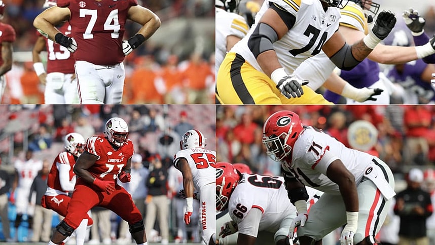 New York Giants, Tristan Wirfs, Jedrick Wills, Andrew Thomas, Mekhi Becton