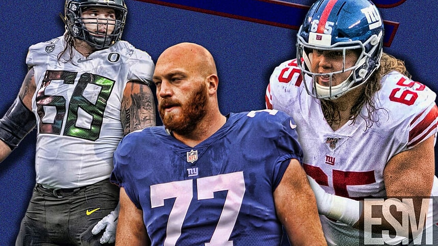 New York Giants, Spencer Pulley, Jon Halapio, Nick Gates