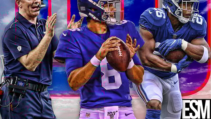 New York Giants, Jason Garrett, Daniel Jones, Saquon Barkley