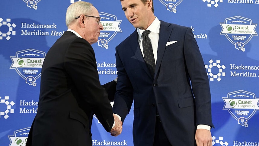 Eli Manning, Tom Coughlin, New York Giants