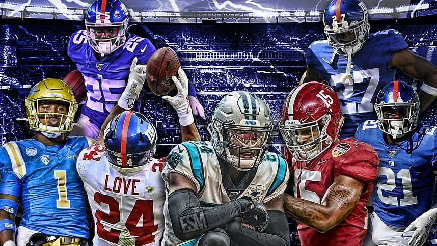 New York Giants, James Bradyberry, Darnay Holmes, Julian Love, Xavier McKinney