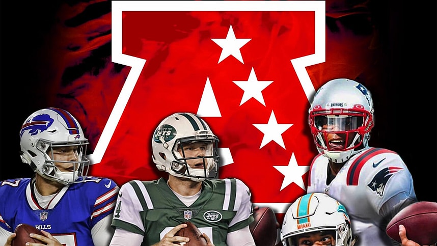 New York Jets, Miami Dolphins, Buffalo Bills, New England Patriots, Sam Darnold, Tua Tagaviola, Cam Newton