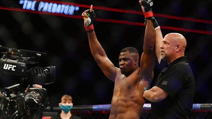 Francis Ngannou Boxing UFC
