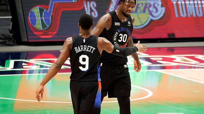 rj barrett, julius randle, new york knicks