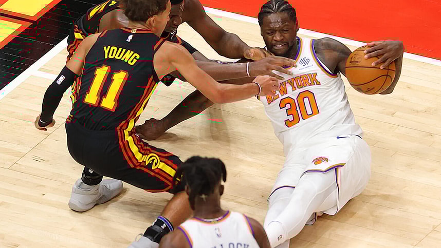 knicks, julius randle, trae young