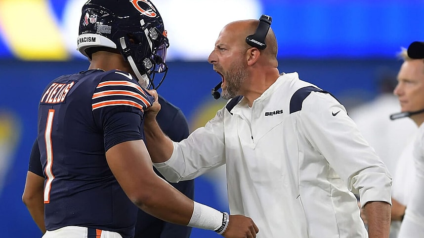 justin field, bears, matt nagy