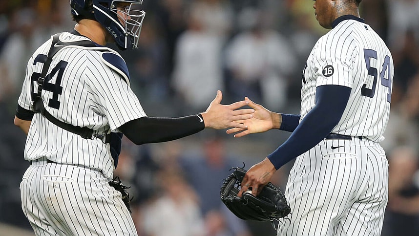 yankees, nyy, gary sanchez, aroldis chapman