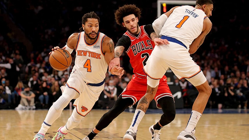 derrick rose, obi toppin, knicks