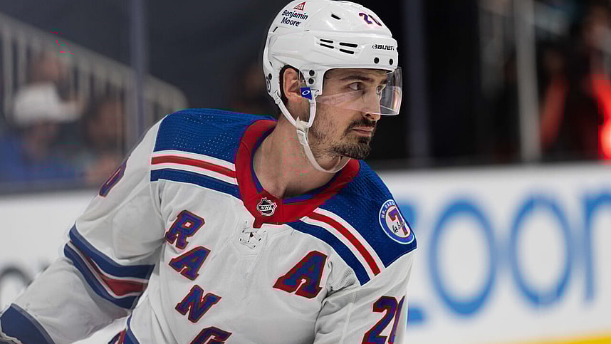 New York Rangers left wing Chris Kreider (20) during the third period against the San Jose Sharks at SAP Center at San Jose