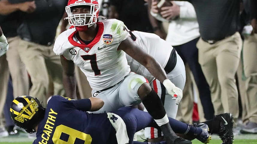 quay walker, georgia, giants