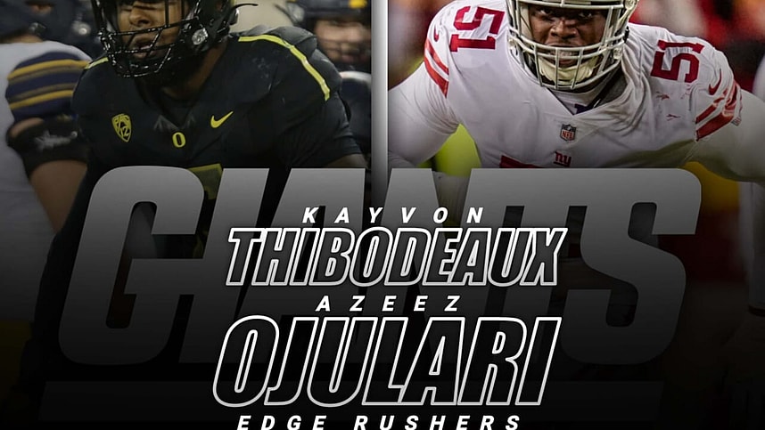 kayvon thibodeaux, new york giants, azeez ojulari