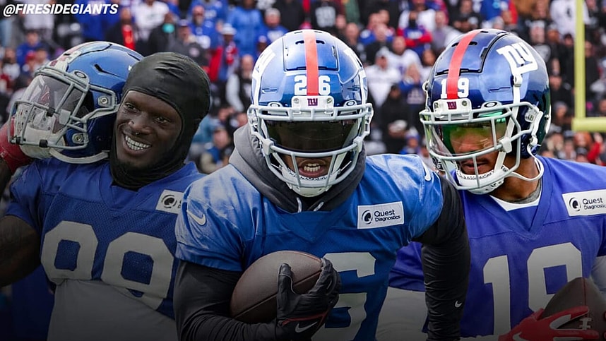 new york giants, saquon barkley, kenny golladay, kadarius toney