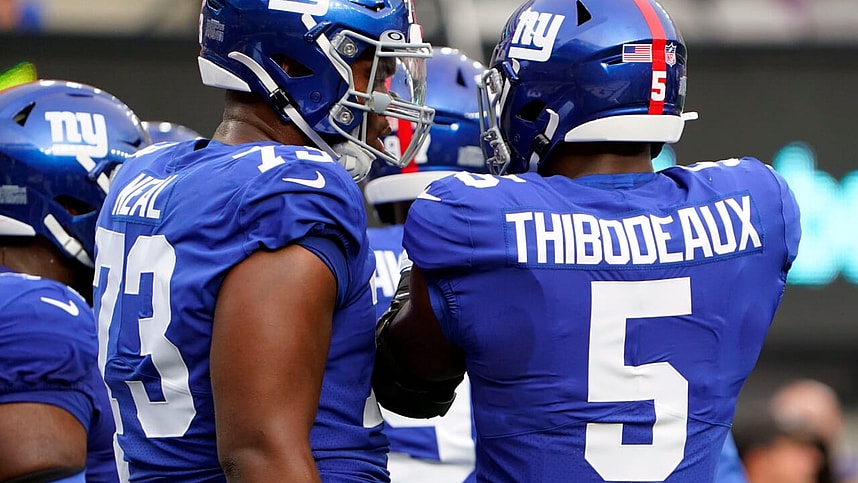 kayvon thibodeaux, new york giants, evan neal