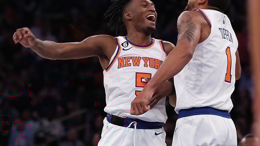 Immanuel Quickley, Obi Toppin, New York Knicks