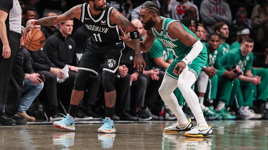 Kyrie Irving, Jaylen Brown, Brooklyn Nets
