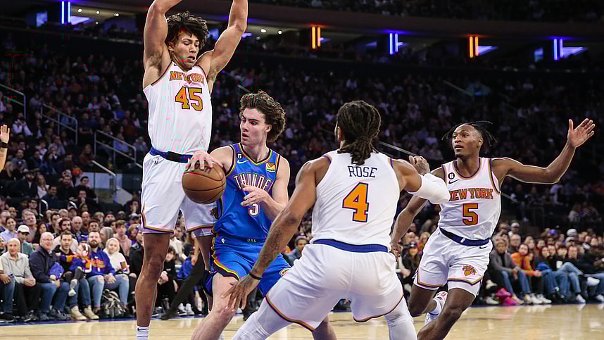 Derrick Rose, Immanuel Quickley, New York Knicks