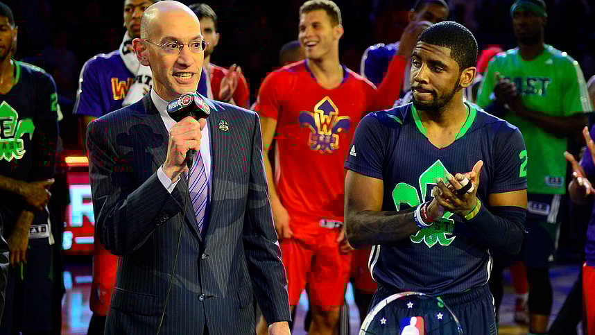Adam Silver, Kyrie Irving, Brooklyn Nets
