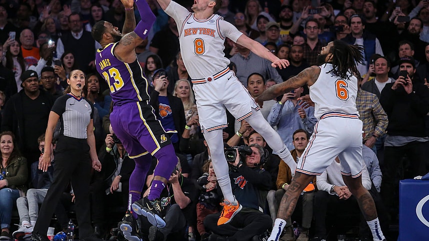 LeBron James, New York Knicks