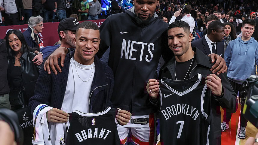 Kevin Durant, Kylian Mbappe, Brooklyn Nets