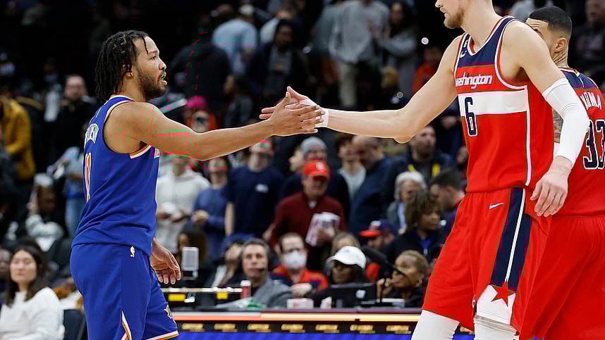 Jalen Brunson, Kristaps Porzingis, New York Knicks