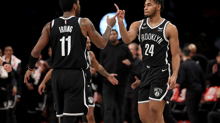 Cam Thomas, Kyrie Irving, Brooklyn Nets