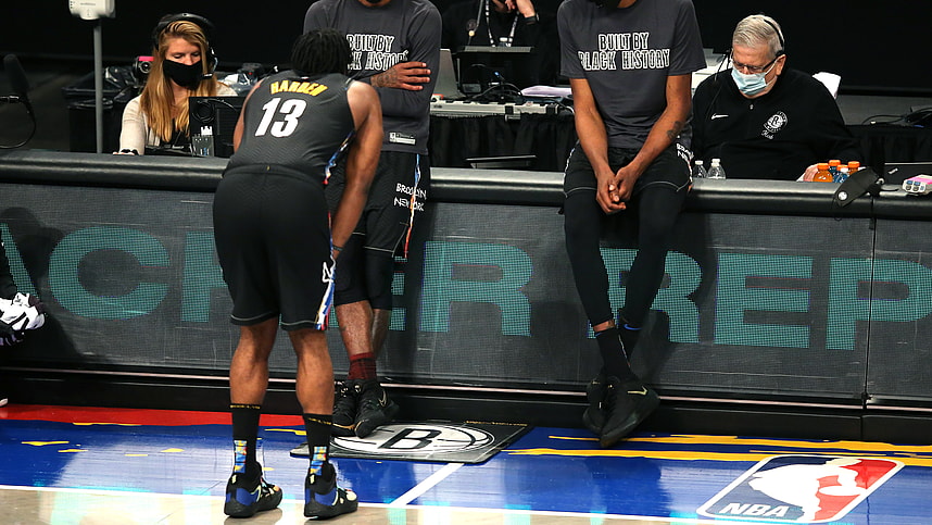 James Harden, Kyrie Irving, Kevin Durant, Brooklyn Nets