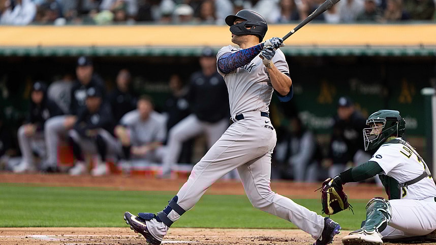 MLB: New York Yankees at Oakland Athletics, Giancarlo Stanton