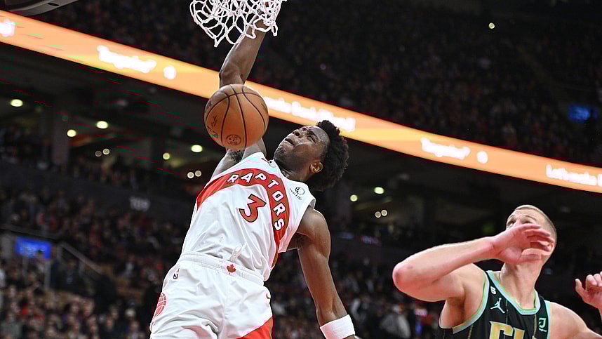 NBA: Charlotte Hornets at Toronto Raptors, knicks, og anunoby