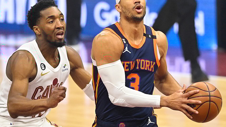 NBA: Playoffs-New York Knicks at Cleveland Cavaliers, josh hart