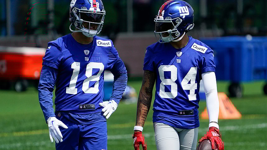 Giants, New York Giants, NYG, Isaiah Hodgins, Jalin Hyatt