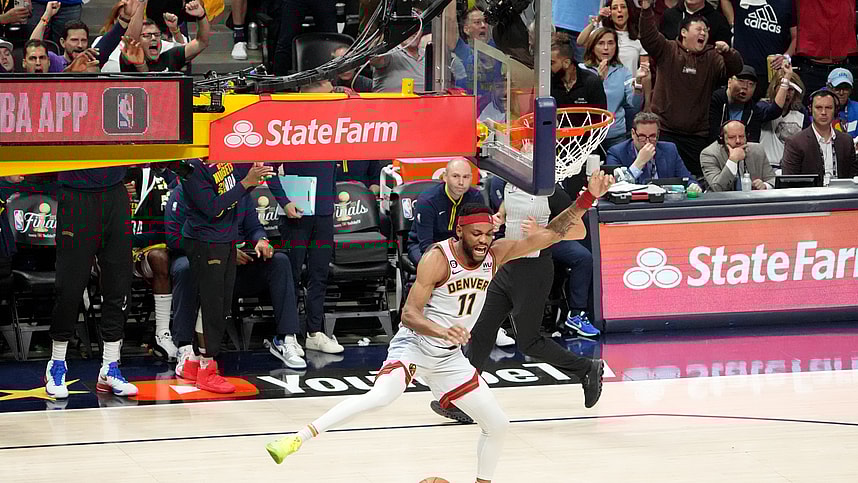 nba: finals-miami heat at denver nuggets, knicks, bruce brown