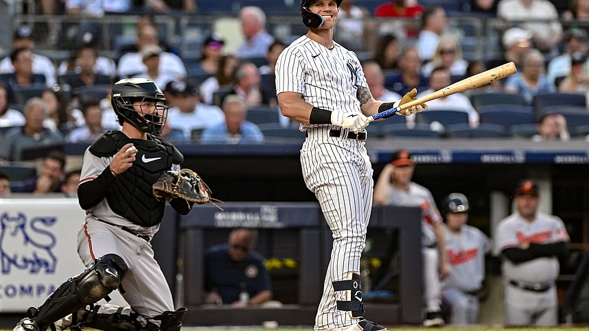 MLB: Baltimore Orioles at New York Yankees, jake bauers