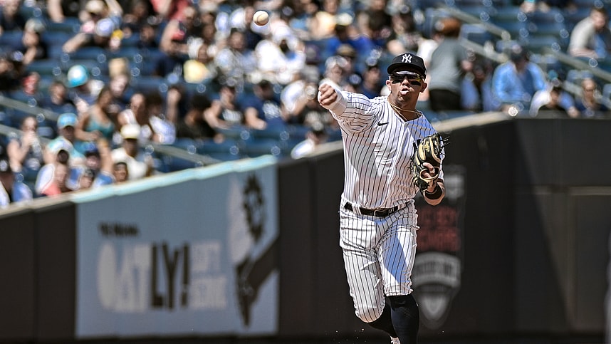 MLB: Kansas City Royals at New York Yankees, oswald peraza