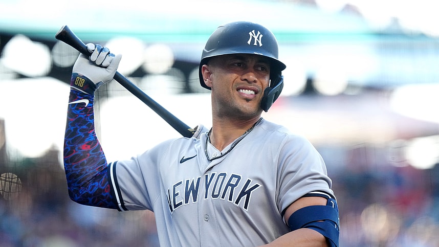 MLB: New York Yankees at Colorado Rockies, yankees, giancarlo stanton