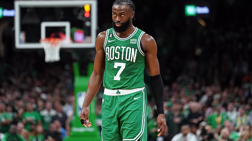 NBA: Playoffs-Miami Heat at Boston Celtics, jaylen brown, knicks