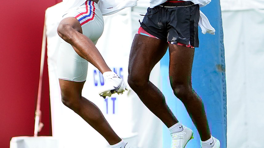 NFL: New York Giants Training Camp, tre hawkins